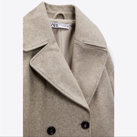 Zara Jackets & Coats Zara Womens Oversized Coat Current Collection